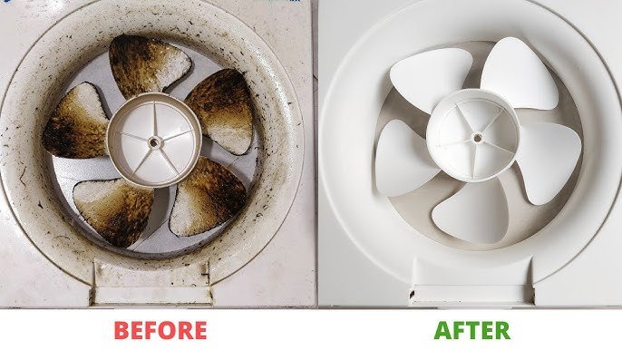 cleaning exhaust fan